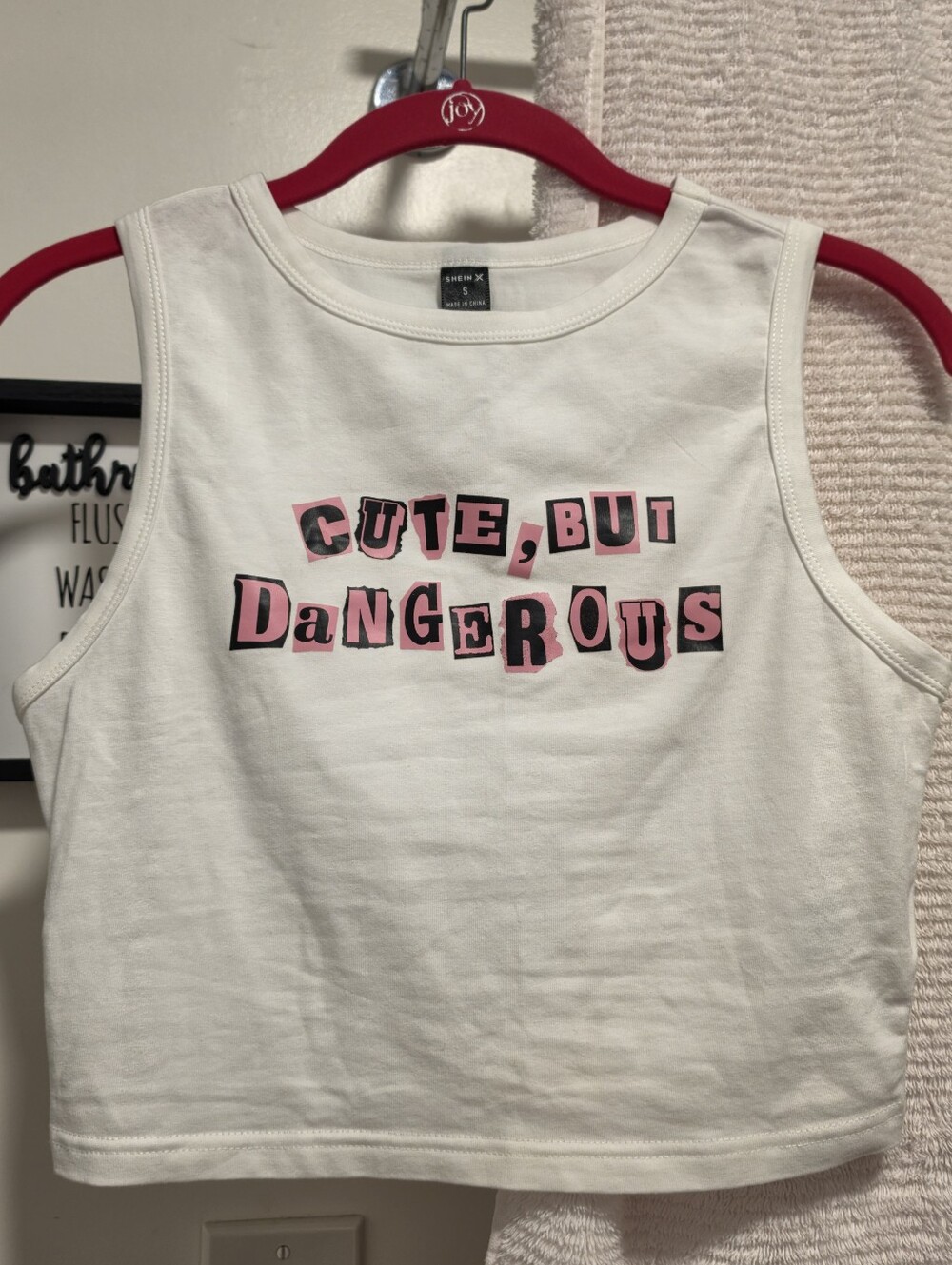 White Tank Top (Sz S)